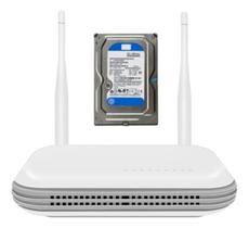 Nvr Mini Wifi 8 Canais Gravação De Câmeras Com Hd 500g
