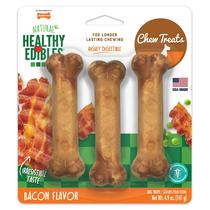 Nylabone Healthy Edição Bacon - 3 Unidades de Ossos para Cães Nylabone Healthy Edição Bacon - 3 Unidades de Ossos para Cães