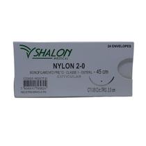 Nylon 2-0 Com Ag. 3/8 Circ. Trg 3 Cm - Shalon