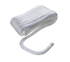 Nylon com trança dupla Dock Line SEACHOICE 1,3 cm x 6 m branco