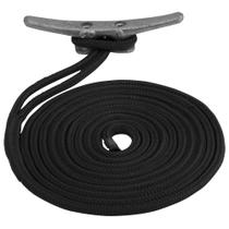 Nylon trançado duplo Dock Line Sea-Dog 3/4" x 30' preto