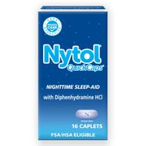 Nytol Quick Caps Auxílio para Dormir 16 Comprimidos com Difenidramina