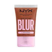NYX Bare with Me Blur Base Cobertura Média 16 Warm Caramel