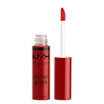 Nyx Professional Makeup Gloss Labial Vermelho Cor:Red Velvet