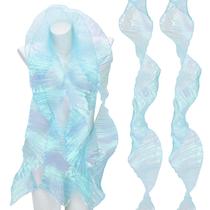 O acabamento em tecido plissado de organza deixa o estilo 10 jardas x 14 cm O acabamento em tecido plissado de organza deixa o estilo 10 jardas x 14 cm