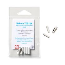 O apagador de lápis mecânico reabastece o Sakura XS-12 com 5 borrachas