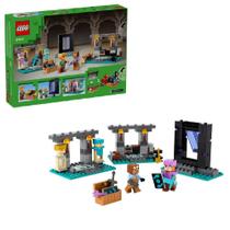 O arsenal lego minecraft 203 peças 21252