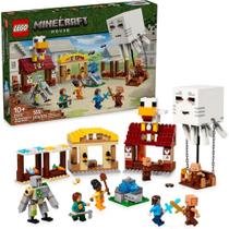 O Ataque do Balão Ghast À Vila Lego Minecraft Movie