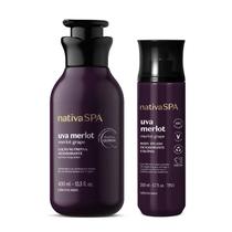 O Boticário Combo Nativa Spa Uva Merlot: Loção Corporal 400ml + Body Splash 200ml O Boticário Combo Nativa Spa Uva Merlot: Loção Corporal 400ml + Body Splash 200ml