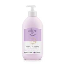 O Boticario Cuide-se Bem Hidratante Rosa E Algodao 400ml O Boticario Cuide-se Bem Hidratante Rosa E Algodao 400ml