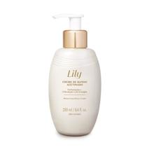 O BOTICARIO LILY LEAU BLANCHE CREME BANHO ACETINADO 200ml O BOTICARIO LILY LEAU BLANCHE CREME BANHO ACETINADO 200ml
