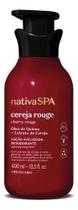 O Boticário Nativa Spa Loção Aveludada Cereja Rouge 400ml O Boticário Nativa Spa Loção Aveludada Cereja Rouge 400ml