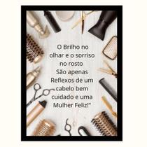 "O Brilho no olhar e o sorriso no rosto."Quadro Decorativo