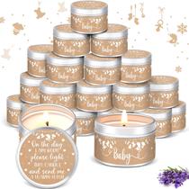 O chá de bebê Candle MTLEE Kraft Paper favorece o aroma de lavanda