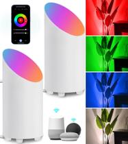 O chão pode iluminar SUNVIE Smart 5W RGBW que muda de cor 2 unidades O chão pode iluminar SUNVIE Smart 5W RGBW que muda de cor 2 unidades