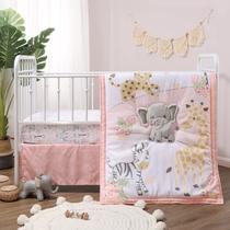 O conjunto de cama de berço Peanutshell para meninas bebês, Wildest D
