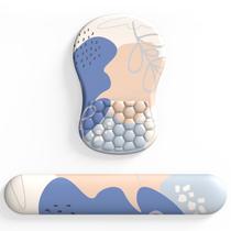 O conjunto de descanso de pulso usa teclado e mousepad ergonômicos de espuma viscoelástica