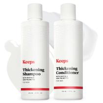 O conjunto de shampoo e condicionador mantém o espessamento