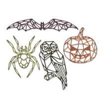 O conjunto Sizzix Geo Tim Holtz vai para o Halloween para o Halloween