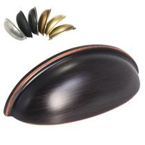 O copo de gaveta HOMOTEK puxa 10 pacotes de bronze polido a óleo de 7,5 cm