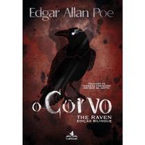 o Corvo de Edgar Allan Poe com Verniz e Relevo nos detalhes Brochura - CARVALHO