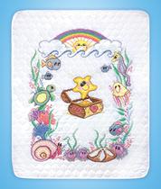 O design do kit de edredões Cross Stitch Baby Works A Star is Born