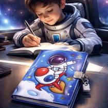 O Diário Secreto Do Astronauta - Caderno Com Cadeado O Diário Secreto Do Astronauta - Caderno Com Cadeado