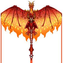 O dragão de vida colorido da Kite Mint para crianças e adultos Red Fiery