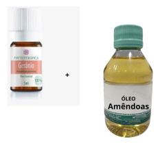 O. E Gerânio Phytoterápica 5ml *+ Ó.v Amendoa Doce 100 Ml