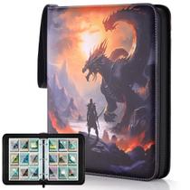 O fichário de cartas colecionáveis MewVeer contém 900 cartas para MTG/YGO/PTCG O fichário de cartas colecionáveis MewVeer contém 900 cartas para MTG/YGO/PTCG