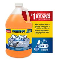 O fluido de lavagem Rain-X RX68106 PREM DE-ICER repele o spray de estrada