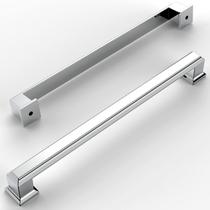 O gabinete puxa o centro do orifício cromado polido Amerdeco de 19,2 cm