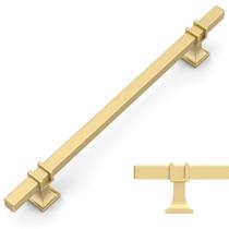 O gabinete puxa um orifício de 19,2 cm em ouro escovado Amerdeco, pacote com 10