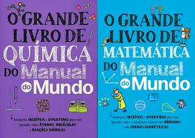 O Grande Livro De Química e o Grande Livro De Matemática - Manual Do Mundo - Sextante
