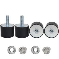 O isolador de borracha é compatível com BOPOREAE M10 40x30mm com porcas de fixação, 4 unidades