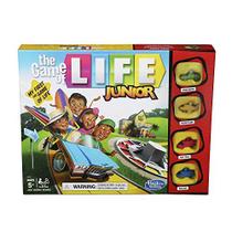 O Jogo da Vida Junior Jogo de Tabuleiro Para Crianças 5 anos ou mais, Jogo para 2-4 Jogadores