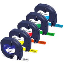 O Label Maker recarrega BOYEEZON compatível com Dymo LetraTag, pacote com 5