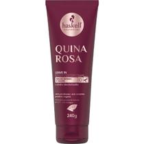 O Leave-In Quina Rosa 240g Haskell Revitalização, proteção e brilho para cabelos desvitalizados