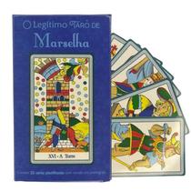 O Legítimo Tarô Marselha 22 Cartas Plastificadas Com Manual - Lua Mística - 100% Original - Loja Oficial