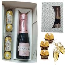 O Melhor Kit Mini Chandon Rosé + Bombons Ferrero Rocher