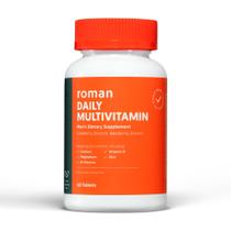 O multivitamínico ROMAN Daily para homens promove a saúde 30 dias e 60 comprimidos
