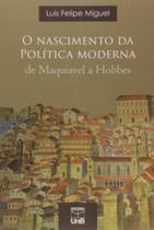 O nascimento da política moderna de maquiavel a hobbes O nascimento da política moderna de maquiavel a hobbes