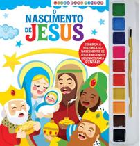 O Nascimento De Jesus Livro Para Pintar Com Aquarela - EDITORA ON-LINE