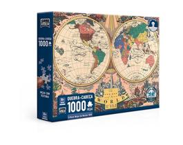 O Novo Mapa do Mundo 1928 Quebracabeça 1000 peças O Novo Mapa do Mundo 1928 Quebracabeça 1000 peças