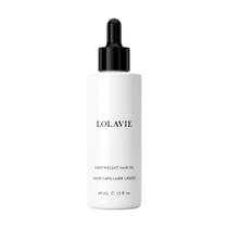 O óleo de cabelo LolaVie Lightweight 45ml reduz o frizz e as pontas duplas