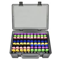 O organizador de capas para pen drive FULLCASE contém 104 unidades cinza O organizador de capas para pen drive FULLCASE contém 104 unidades cinza