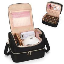 O organizador de esmaltes CUBETASTIC Portable contém 45 garrafas