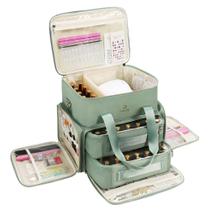 O organizador de esmaltes Relavel Double Layer contém 80-100 garrafas O organizador de esmaltes Relavel Double Layer contém 80-100 garrafas