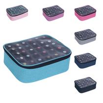 O organizador de esmaltes UOZL Small Clear contém 30 garrafas