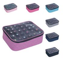 O organizador de esmaltes UOZL Small Clear contém 30 garrafas